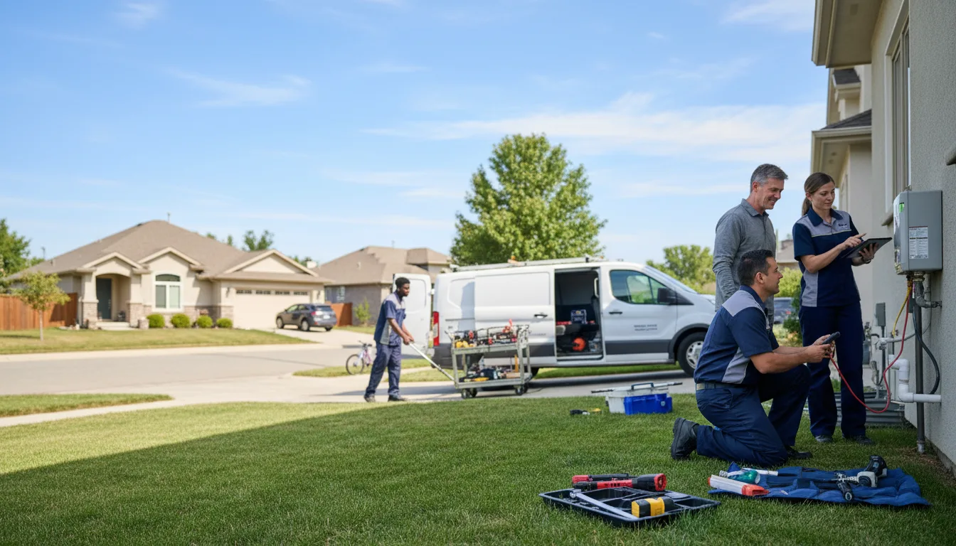 Tankless water heater service in Gallatin, TX